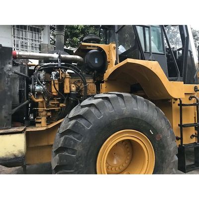Εργασιακές ώρες Διαπραγμάτευση Χρησιμοποιούμενο φορτιστή τροχών Cat 966H για φορτηγό φορτιστή σε Longhua