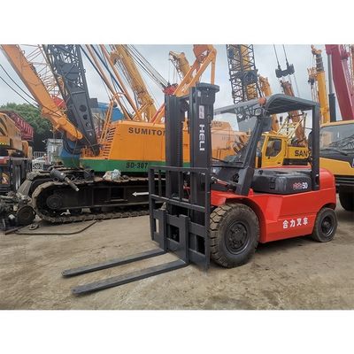 Χρησιμοποιείται LONGHUA HELI50 5 t 3000lb cpqd30 Διάμετρος πιρούνι ρουτίνα εσωτερικό διπλό καύσιμο βενζίνη κινητήρα αερίου