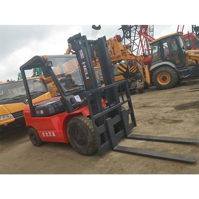 Χρησιμοποιείται LONGHUA HELI50 5 t 3000lb cpqd30 Διάμετρος πιρούνι ρουτίνα εσωτερικό διπλό καύσιμο βενζίνη κινητήρα αερίου