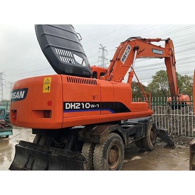2020 Χρησιμοποιηθέν Doosan DH210W-7 εξορυκτές τροχούς εξορυκτών από την Κορέα Αρχική μηχανή Doosan
