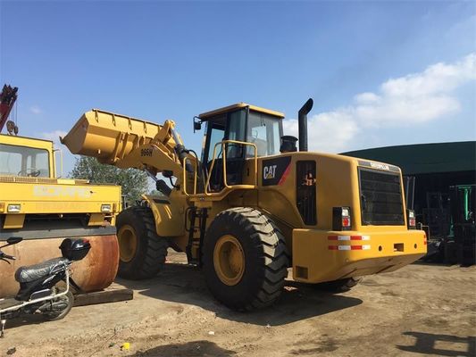 Η Caterpillar 966H 2021 φορτώνει φορτηγά φορτηγά 6 τόνων φορτώνει τροχούς για την οδική κατασκευή