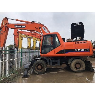 2020 Χρησιμοποιηθέν Doosan DH210W-7 εξορυκτές τροχούς εξορυκτών από την Κορέα Αρχική μηχανή Doosan
