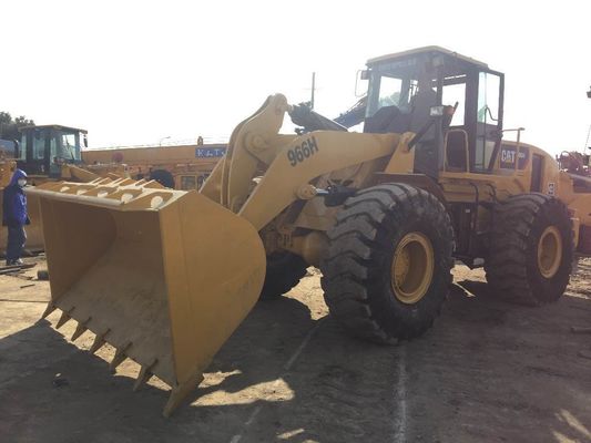 Η Caterpillar 966H 2021 φορτώνει φορτηγά φορτηγά 6 τόνων φορτώνει τροχούς για την οδική κατασκευή