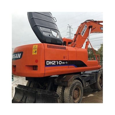 2020 Χρησιμοποιηθέν Doosan DH210W-7 εξορυκτές τροχούς εξορυκτών από την Κορέα Αρχική μηχανή Doosan