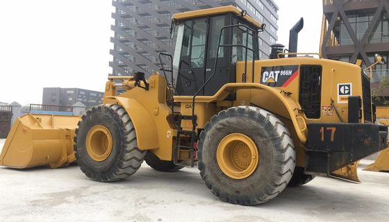 Καλή κατάσταση CAT 966H μεταχειρισμένο φορτιστή τροχών με πρωτότυπο κινητήρα και διαπραγματεύσιμες ώρες