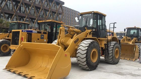 Καλή κατάσταση CAT 966H μεταχειρισμένο φορτιστή τροχών με πρωτότυπο κινητήρα και διαπραγματεύσιμες ώρες