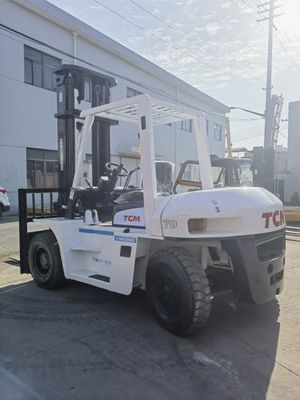 Ισχυρό 7ton TCM FD70 ανελκυστήρας από την Ιαπωνία αρχική εξαιρετική κατάσταση κινητήρα ντίζελ