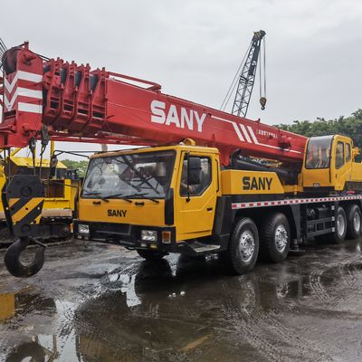 Αρχικό 50 τόνων Sany QY50 Χρησιμοποιούμενο γερανό φορτηγών 57m Κινητή κατασκευαστική μηχανή