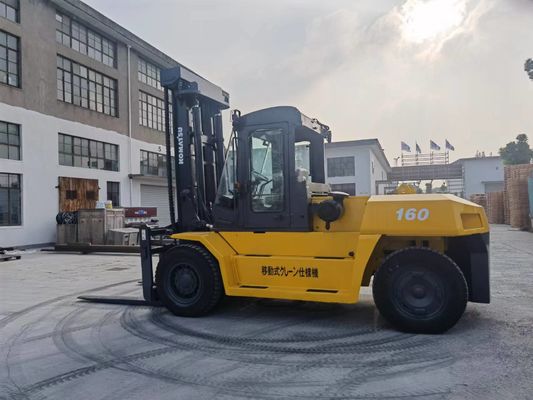 Ανώτατο μεταχειρισμένο Komatsu FD160 με πηγή ισχύος κινητήρα ντίζελ και μήκος πιρούνι 1150 mm