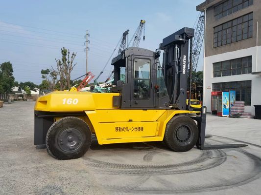 Ανώτατο μεταχειρισμένο Komatsu FD160 με πηγή ισχύος κινητήρα ντίζελ και μήκος πιρούνι 1150 mm