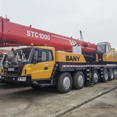 Χρησιμοποιούμενο γερανό φορτηγού SANY STC1000 με αρχική υδραυλική βαλβίδα στην αρχική μεγάλης κλίμακας