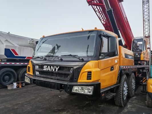 SANY STC800 80 τόνων κινητό γερανό αυτοκινήτου μεταχειρισμένη κατασκευαστική μηχανή κινητό γερανό για όλα τα εδάφη