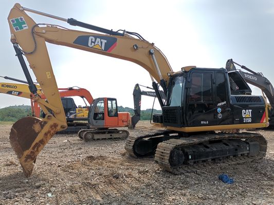 2001-4000 Εργασιακές ώρες CAT 315D Μέτρια Μεγάλη Εκσκαφέας 15 Τόνων Χρησιμοποιούμενη Εκσκαφέας με Γύρο