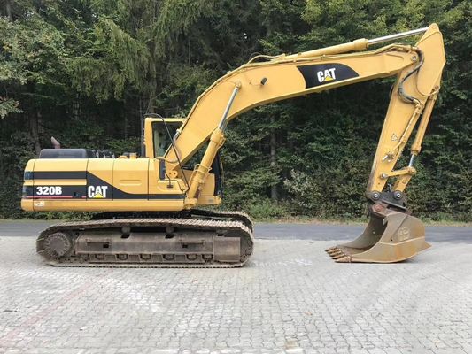 Χρησιμοποιημένα μεταχειρισμένα CAT 320 320B Crawler Caterpillar Excavator 1M3 Bucket Capacity Διαγνωστικά εργαλεία