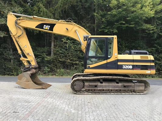 Χρησιμοποιημένα μεταχειρισμένα CAT 320 320B Crawler Caterpillar Excavator 1M3 Bucket Capacity Διαγνωστικά εργαλεία