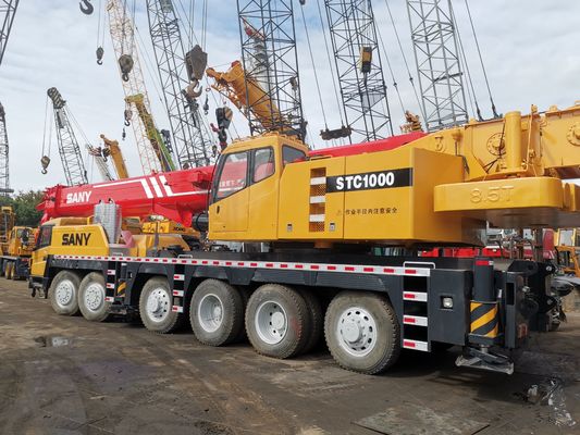 100 τόνων SANY STC1000 γερανό με χωρητικότητα 220 τόνων και αρχική υδραυλική βαλβίδα