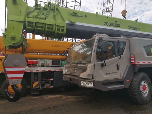 ZTC1500V QY150V 150 τόνων Zoomlion Χρησιμοποιούμενο φορτηγό κινητού γερανού με 2001-4000 ώρες εργασίας