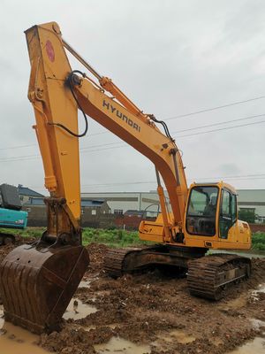 22000 KG Χρησιμοποιούμενη Hyundai 220 220-5 Υδραυλική εξορυκτήρας 22 τόνους λειτουργικό βάρος