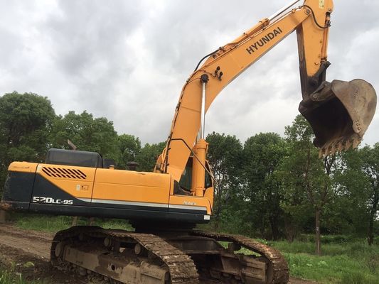 52TON λειτουργικό βάρος Hyundai 520-9 Crawler Excavator με αρχικό υδραυλικό κύλινδρο