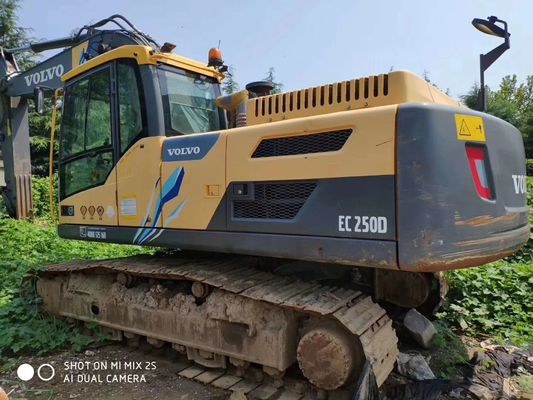 Χρησιμοποιούμενος εξορυκτής Volvo EC250DL με 0-2000 ώρες εργασίας και βάρος λειτουργίας 25 τόνων