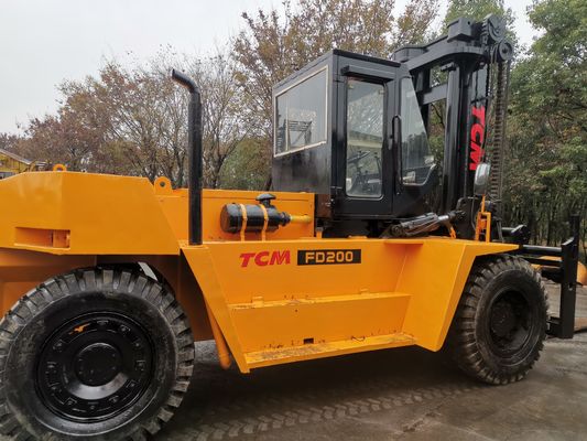 Τεχνικός ανελκυστήρας TCM 20 τόνων FD200 FD250 για βαρέα εμπορευματοκιβώτια σε καλή κατάσταση