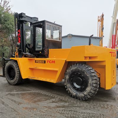 Τεχνικός ανελκυστήρας TCM 20 τόνων FD200 FD250 για βαρέα εμπορευματοκιβώτια σε καλή κατάσταση