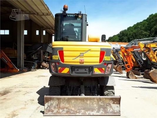 Βόλβο EW60 2 τόνων μίνι εξορυκτής τροχών με άλλη χωρητικότητα κουβάς σε καλή κατάσταση