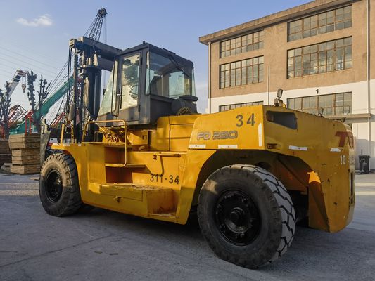 Ιαπωνική κατασκευή TCM FD250 25 τόνων χρησιμοποιημένο πετρελαιοκίνητο ανεμοφόρο για χειρισμό υλικών