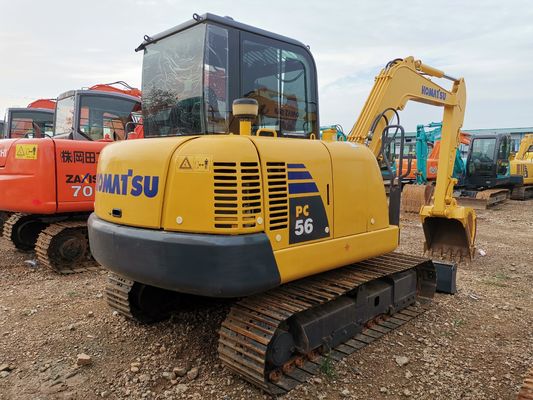 5000 KG 65KM 2022 Komatsu Pc56-7 Excaver Παλαιός ιδιοκτήτης 5 τόνων Mini Excavator στη Σαγκάη