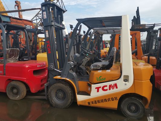 2500 κιλά Βάρος Χρησιμοποιημένο φορτηγό TCM FD25T6 2,5 τόνους Ιαπωνία Αρχικό σε καλή κατάσταση