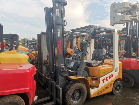 2500 κιλά Βάρος Χρησιμοποιημένο φορτηγό TCM FD25T6 2,5 τόνους Ιαπωνία Αρχικό σε καλή κατάσταση