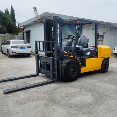 1200mm μήκος πιρούνι Komatsu FD50 5 τόνων πετρελαιοκίνητο πιρούνι Ιαπωνία 5 τόνων μεταχειρισμένο πιρούνι Longhua