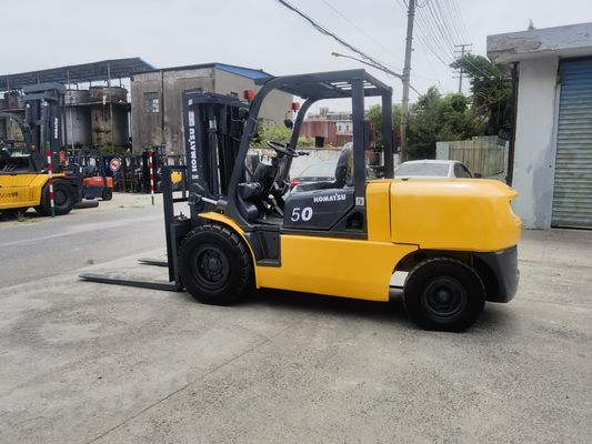 1200mm πλάτος πιρούνι χειροκίνητη πηγή ενέργειας χρησιμοποιημένο Komatsu FD50 5 τόνων φορτηγό σε καλή κατάσταση