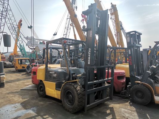 Ιαπωνία Komatsu 5T FD25 FD30T-16 Βελκυστήρες ντίζελ με συνολικές διαστάσεις 2,7*1,2*2,1m