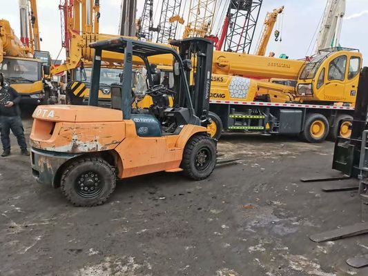 Αρχική αναβάθμιση Toyota Japan 5 τόνων 7F50 Υδραυλικό ανεμοφόρκι με ρουτίνα μήκους πιρούνι