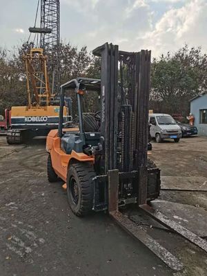 Αρχική αναβάθμιση Toyota Japan 5 τόνων 7F50 Υδραυλικό ανεμοφόρκι με ρουτίνα μήκους πιρούνι
