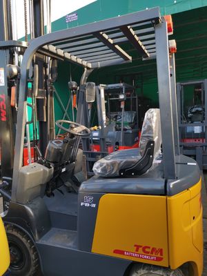 1500 kg Βάρος TCM FB15 1,5 τόνων Ηλεκτρικό φορτηγό ανεμοφόρκι με κινητήρα Isuzu και σήμα CE