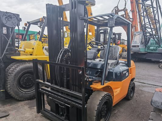 Αρχικό Ιαπωνικό Toyota FD35 3 τόνων Βενζινοκινητήρα Φορκοστάσιο με ρουτίνα μήκος Φορκοστάσιο