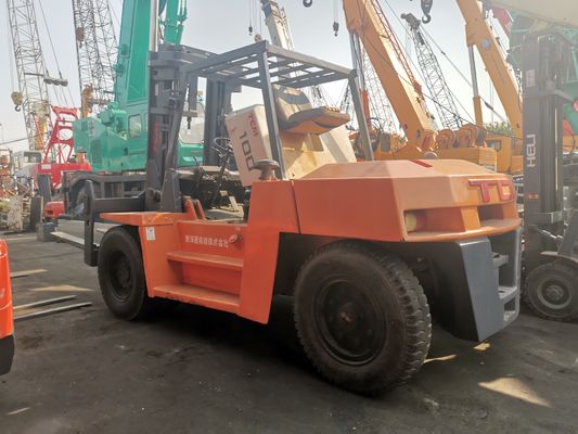 Φαρμακοφόρος FD100 TCM 10 τόνων σε καλή κατάσταση με κινητήρα ντίζελ και πλάτος τυποποιημένης πιρούνι