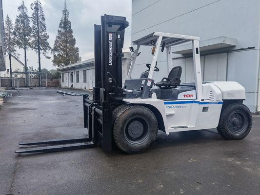 Κατανάλωση 10 τόνων TCM FD100Z 2η φάση 4 μέτρα Χρησιμοποιημένο ανεμοφόρο για εργαστήρια επισκευής μηχανημάτων