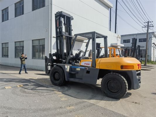10 τόνων Βεροχοφόρος Ντίζελ Γιαπωνέζικο TCM Χρησιμοποιούμενο Βεροχοφόρο FD100 με πλάτος βεροχοφόρου