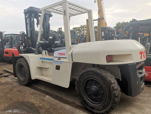 10 τόνων TCM Forklift FD100 με κινητήρα ντίζελ στη Σαγκάη Ιαπωνία