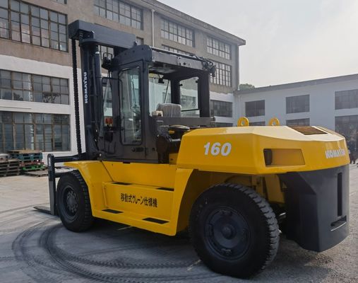Komatsu FD160 16 τόνων Βελκυστήρας ντίζελ Χρησιμοποιούμενο για το σπίτι πλάτος πιρούνι 1200mm