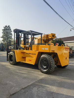 Διάφρασμα πιρούνις Τυχαίο TCM FD160 Βελκυστήρας βεληνεκούς ντίζελ 16TON Χρησιμοποιείται με τυπογραφεία στη Σαγκάη