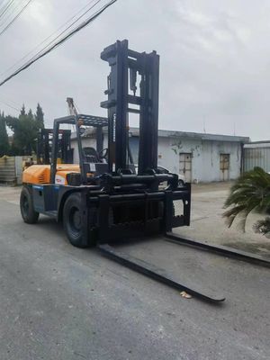 Βάρος KG 10000 kg Καλή κατάσταση Tcm 10 τόνων Φορτηγό FD100 Χρησιμοποιούμενος συσσωρευτής Ιαπωνία
