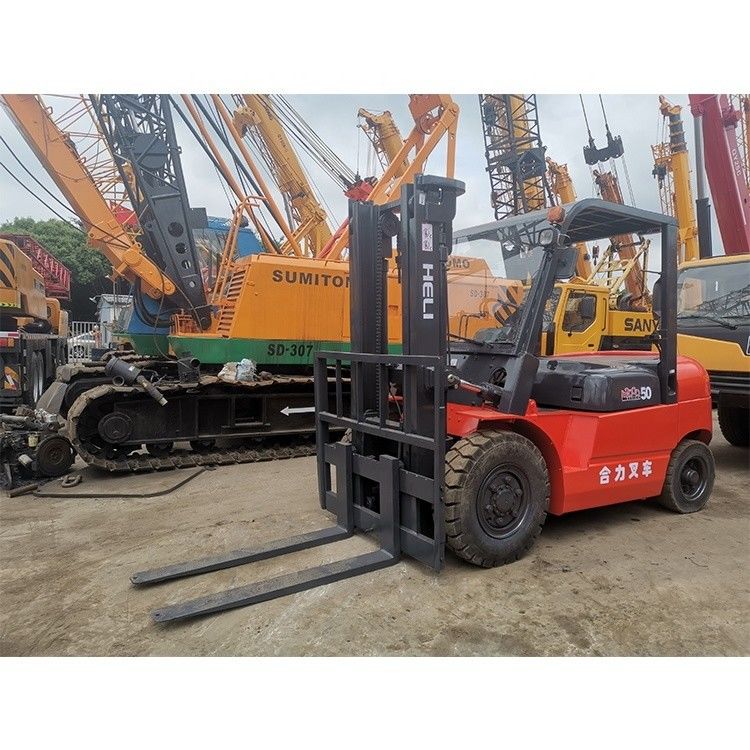 Χρησιμοποιείται LONGHUA HELI50 5 t 3000lb cpqd30 Διάμετρος πιρούνι ρουτίνα εσωτερικό διπλό καύσιμο βενζίνη κινητήρα αερίου