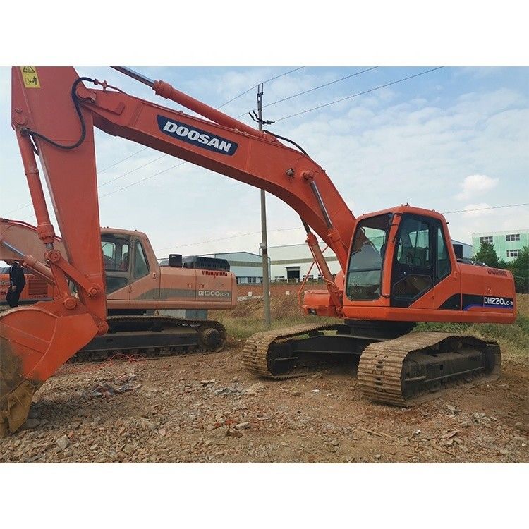 Daewoo 220lc-7 300 420 Χρησιμοποιούμενος εξορυκτής Doosan 220 από τη Νότια Κορέα με 4m3 Bucket