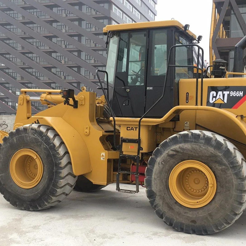 Καλή κατάσταση CAT 966H μεταχειρισμένο φορτιστή τροχών με πρωτότυπο κινητήρα και διαπραγματεύσιμες ώρες