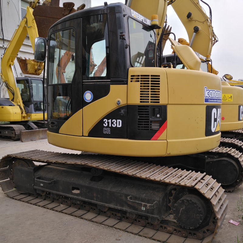 13 τόνους μεταχειρισμένη Caterpillar 313D Excavator χρησιμοποιημένη Cat 312D 313D Crawler Excavator στη Σαγκάη