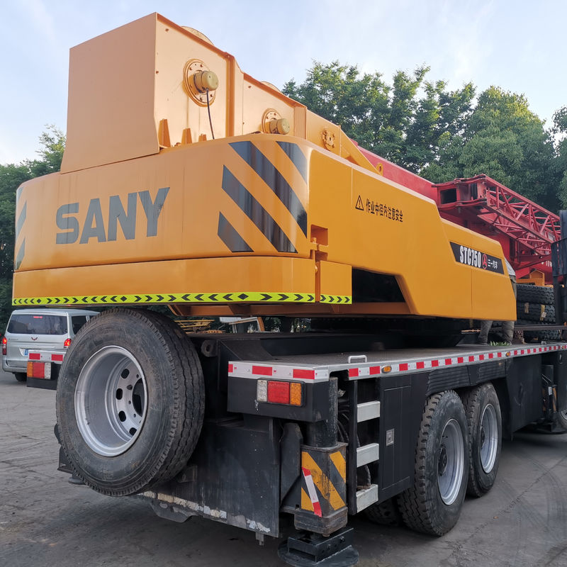 Φθηνό SANY 75 τόνων STC750 Χρησιμοποιούμενο υδραυλικό κινητό γερανό φορτηγού με αρχικό κινητήρα